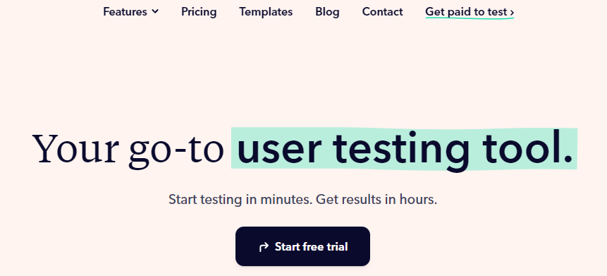 Usability testing tools